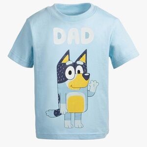 Light Blue 'Dad' Graphic Kids T-Shirt